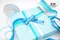 <特惠套組> 藍色叮叮噹聖誕套組 緞帶套組 禮盒包裝 蝴蝶結 手工材料