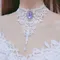 紫鑽蕾絲婚禮項鍊/蘿莉塔系裝扮/幸福新娘婚禮裝飾/新時代女性裝飾