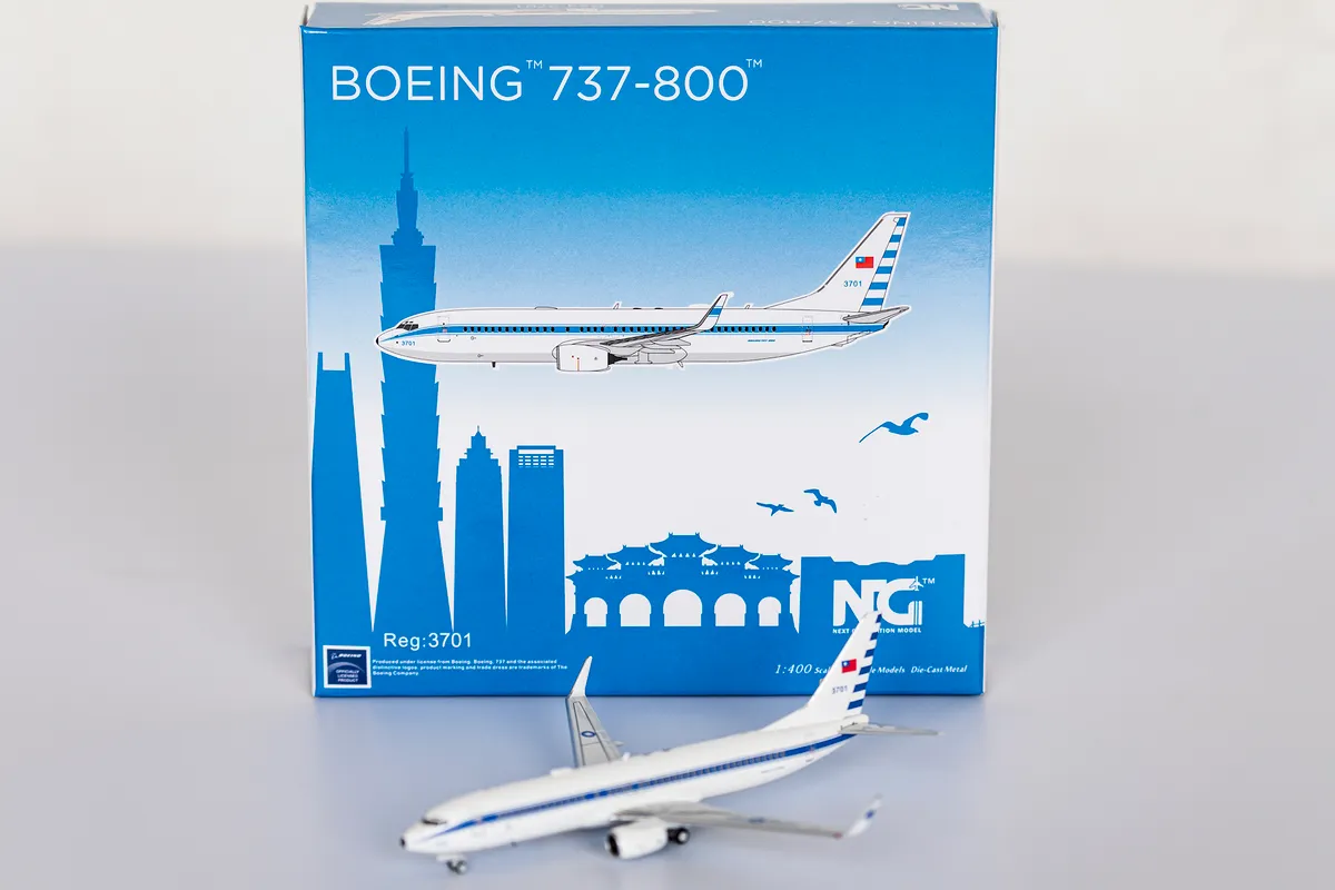 八田元氣小棧: 全新日版ALB 1:200 台灣中華民國空軍一號ROCAF B737-800 3701 | 蝦皮購物