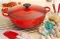 【全部缺貨】Le Creuset 媽咪鍋 26cm 櫻桃紅／火焰橘