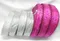【整箱販售】節慶織帶63MM(2-1/2英吋寬、含鐵絲)/節慶/桃粉色/圓點/條紋/閃蔥/銀色/特賣/雪紗