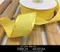 K364-7404C 黃色跳線織帶 25MM  (K364-7404C Side Stitched Ribbon -25MM )