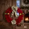 【NEW新品上市】聖誕派對系列花圈1(Christmas wreath)-16/18/24英吋/inch｜緞帶王｜獨一無二｜聖誕節｜絨布花圈｜緞帶花圈｜客製化｜聖誕裝飾｜門裝飾