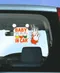 日本 MEIHO 米菲兔小孩在車中搖擺警示牌 DB-04