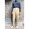 Folklore Classic 復古寬版打褶軍官卡其褲 Pleated Officer Pants