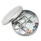 日本製LEONIS鐵罐隨身縫紉針線盒84601針線包(含針、穿線器、剪刀、鑷子、針袋、鈕扣、線、別針...)