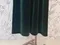 光澤絲絨 細肩綁帶圓裙洋裝＿(2色：黑/綠)