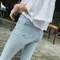 韓國天空藍牛仔褲