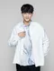 【21FW】韓國 格織紋金釦襯衫外套