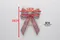 棉麻風情蝴蝶結 (K1352/Cotton and Linen Style Butterfly Bow) ｜手作｜布置｜裝飾｜緞帶用途｜咖啡色