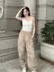 預購 韓國連線-5月份推薦! 愛紗工裝褲(卡其色)
