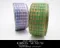 W939-38 格子雪紗鐵絲邊緞帶38MM  (W939-38 Plaid Organza Wired Ribbon -38MM)