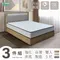 日式匠心床頭+6分底+獨立筒床墊 房間組三件 雙人5尺