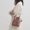 Mur－Ain bag mini：韓國皮革束口包（小）：灰棕色/SALE