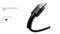 【缺貨】T-PHOX 發光充電傳輸線 1.2米 Type-C (黑線灰頭)