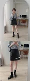 SALE／Slowand made－細褶棉短裙：3 size