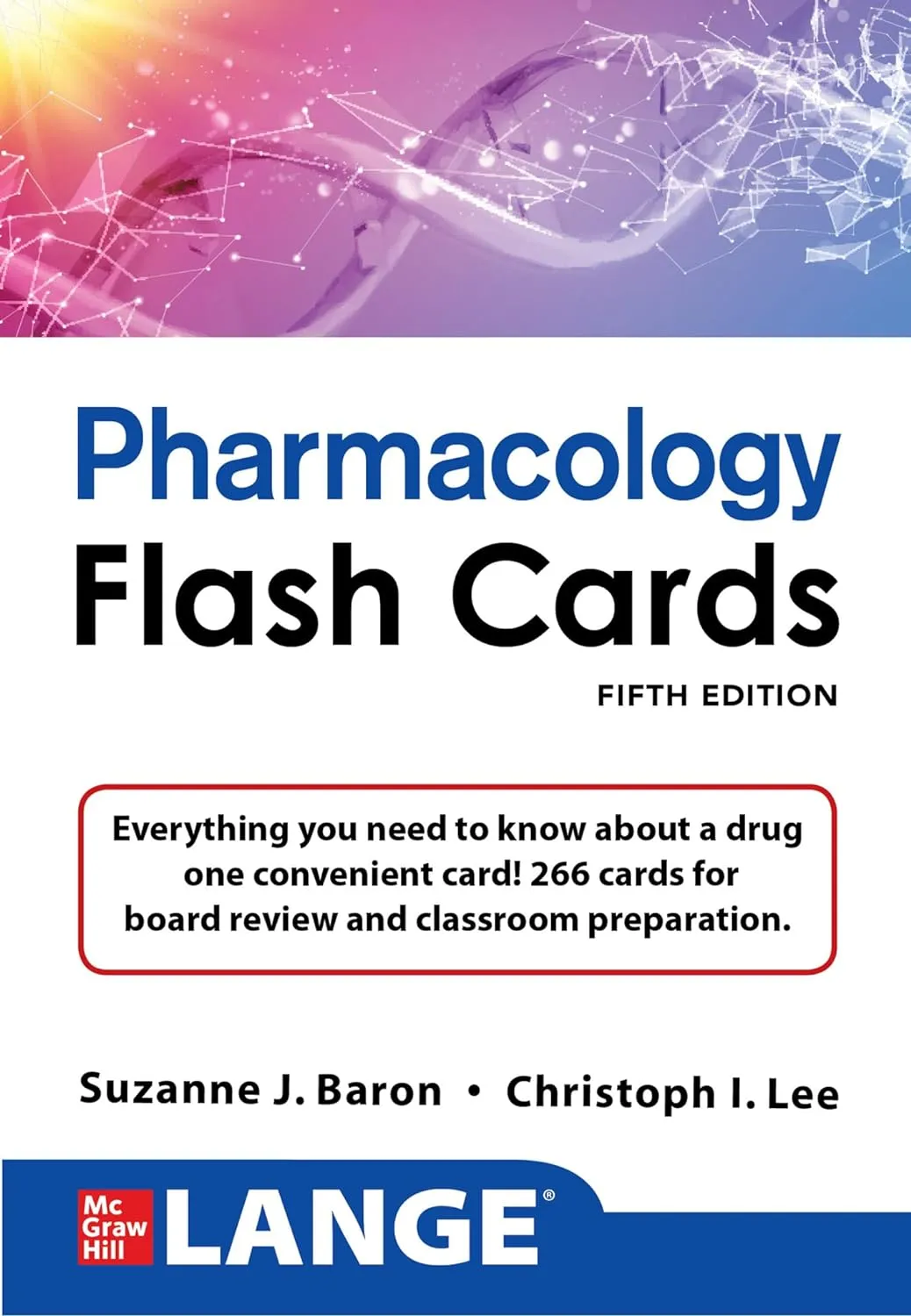 LANGE Pharmacology Flash Cards