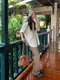 LINENNE－natural over half shirt (6color) 經典短袖襯衫！