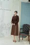 ｛小貓 Pick｝彩色寶石釦子 柔軟馬海毛上衣／外套