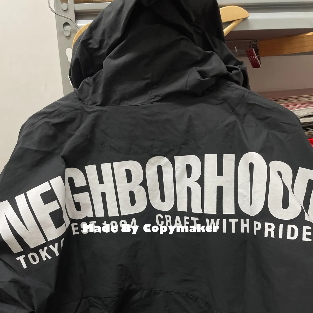 NEIGHBORHOOD 22AW ANORAK 衝鋒衣連帽半拉鍊尼龍夾克外套nbhd