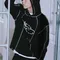 【25SS】Romantic Crown 雙圓環LOGO連帽TEE(黑)
