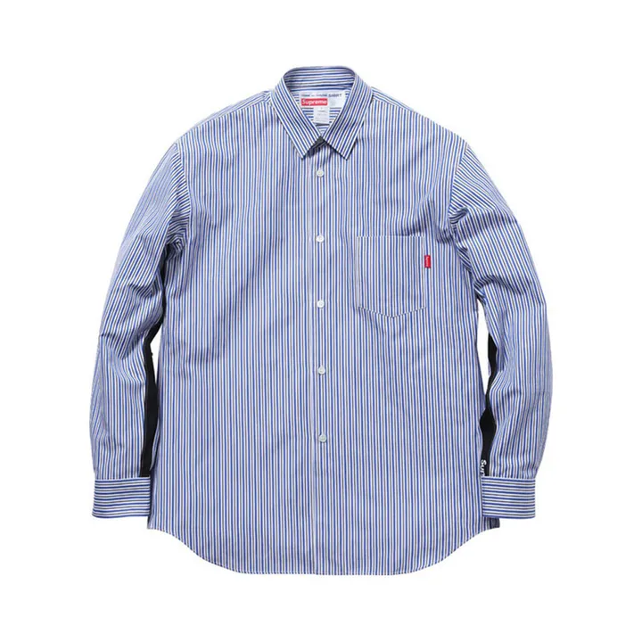 Supreme x COMME des GARÇONS 12SS Striped Shirt 聯名直條紋襯衫