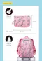【HAPI+TAS】新型折疊後背包─新版粉色愛麗絲