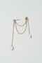 【🇯🇵日選物】GOLDY｜Hanging Chain Pearl Earrings（耳針）