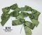 BW015軍綠絲綢緞面蝴蝶結(BW015-Army green silk satin bow)