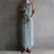 miiThaaii 自然風 雙色 麻質圍裙