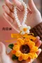 DIY珍珠絲帶掛件-現貨商品/預購商品/玫瑰花/向日葵/非洲菊/仿真/動手作/扭扭棒/掛飾/吊飾/交換禮物