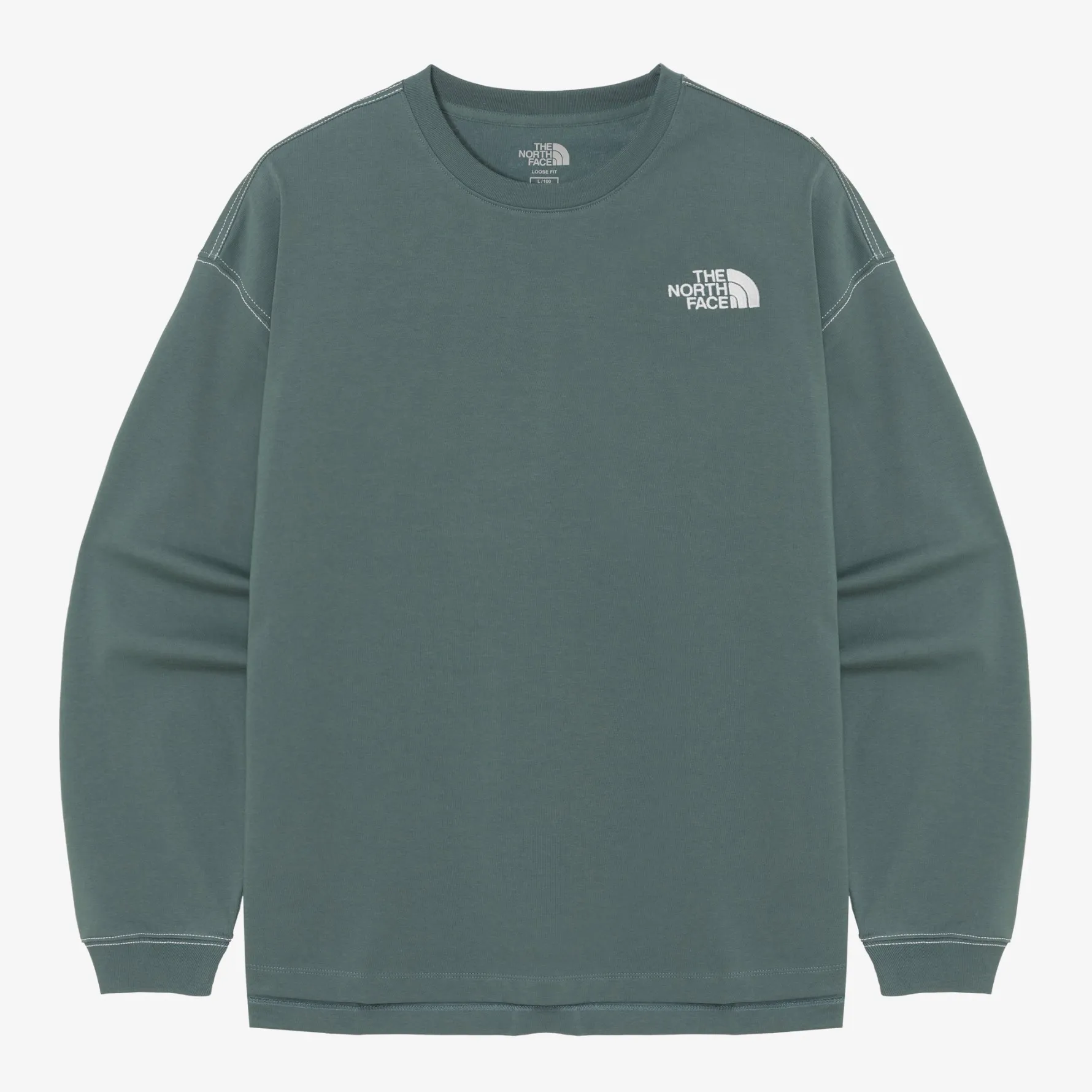 ★THE NORTH FACE☆ESSENTIAL L/S R/TEE NT7TR01 THE NORTH FACE ESSENTIAL L/S R/TEE 縫線長袖T恤NT7TR01