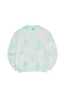 【22SS】 Nerdy 渲染Logo長袖上衣(薄荷綠)