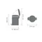 BRABANTIA PEDAL BIN NEWICON 紅色 時尚腳踏式垃圾桶 3L #112140