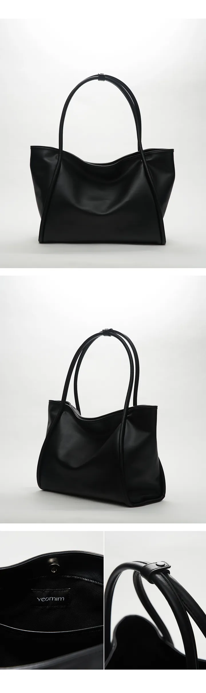 韓國設計師品牌Yeomim－medium dapper bag (black)