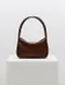 ［現貨］韓國設計師品牌Yeomim－mini ridge bag (choco brown)