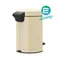 【缺貨】BRABANTIA PEDAL BIN NEWICON 杏仁白 時尚腳踏式垃圾桶 3L #113000