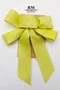 秋冬交替蝴蝶結 (DK1680/Autumn-Winter Transition Butterfly Bow) ｜手作｜布置｜黃綠色｜緞帶用途