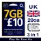 【流量卡】英國 O2 UK 上網卡 180天 20G 全球漫遊 電話卡 旅遊卡 門號卡 長期持有