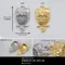 A1601 金/銀貓頭鷹金屬配件 2入  (Owl Décor)