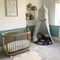 Oasis橢圓形嬰兒床(原木色)×有窩水洗嬰兒床墊