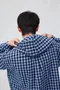 【26SS】韓國 落肩連帽格紋薄襯衫(2色)
