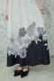 海星貝殼珊瑚 黑白撞色吊帶洋裝_(S~L)