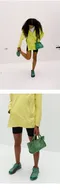 韓國設計師品牌Yeomim－mini ridge bag (basil green) 羅勒綠色