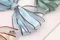 優雅扇舞蝴蝶結 (Elegant Fan-shaped Bow)｜淺藍｜淺米｜淺綠｜裝飾｜緞帶用途｜春天｜古典｜雪紗