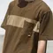 REPUTATION CLASSIC PIECES PATCHWORK POCKET / D - TEE.SS - 經典裁片拼色口袋TEE / 卡其