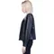 Simplicity 黑色 時尚簡約修身短版羊皮皮衣