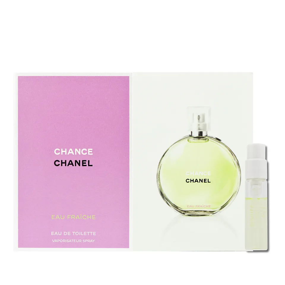 即期品 Chanel 香奈兒chance 綠色氣息淡香水1 5ml 保存期限21 12