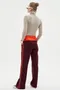 【21FW】MMIC 側邊條西裝休閒褲 (紅)
