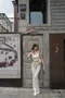 茉莉小精靈-韓國bra top+喇叭褲 套裝